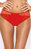 Majtki damskie - Cynthia klasyczne czerwone figi damskie, Kolor czerwony, Rozmiar S, PariPari Lingerie - Primodo.com - miniaturka - grafika 1