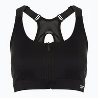 Bielizna sportowa damska - Biustonosz treningowy Reebok Lux Front-Zip High Impact black WYSYŁKA W 24H 30 DNI NA ZWROT - miniaturka - grafika 1