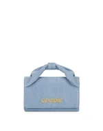 Torebki damskie - Love Moschino POLJC4251PP0MKR0700U, damska torebka, jasnoniebieska, Niebieska - miniaturka - grafika 1