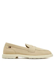 Tommy Hilfiger Loafersy FW0FW08679 Écru - Półbuty damskie - miniaturka - grafika 1