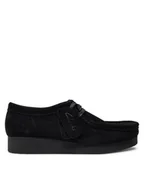 Półbuty damskie - Clarks Półbuty Wallabee Evo Sh 26174746 Czarny - miniaturka - grafika 1