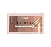 Bronzery i konturowanie twarzy - HEAN - CONTOUR POWDER PALETTE - Pudrowa paleta do konturowania na sucho - 10 g - miniaturka - grafika 1