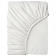 Prześcieradła - IKEA BRUKSVARA Prześcieradło z gumką, biały, 90x200 cm - miniaturka - grafika 1