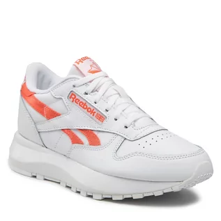 Baleriny - Buty Reebok - Classic Leather SP GW3795  Cloud White / Cloud White / Semi Orange Flare - grafika 1