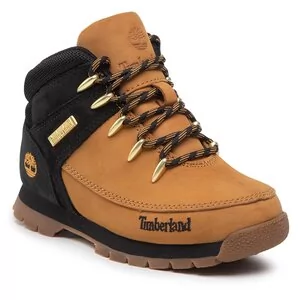 Buty dla chłopców - Trapery Timberland - Euro Sprint TB0A1NLB2311 Wheat Nubuck W Black - grafika 1
