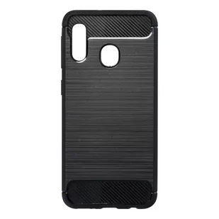 TPU CARBON Etui PANCERNE CARBON Samsung Galaxy A20e + SZKŁO 5903396007606 - Etui i futerały do telefonów - miniaturka - grafika 1
