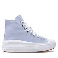 Trampki damskie - Trampki Converse Chuck Taylor All Star Move Platform A08294C Fioletowy - miniaturka - grafika 1