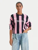 Swetry damskie - Guess Jeans Sweter W6RR17 Z3FC2 Kolorowy Regular Fit - miniaturka - grafika 1