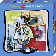 Puzzle - Heye Puzzle 1000 Krowa w kropki - - miniaturka - grafika 1