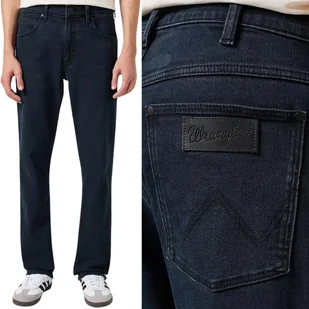 Wrangler FRONTIER RELAXED New Cloudy LUŹNE PROSTE GRANATOWY DżINS W33 L34 - Spodnie męskie - miniaturka - grafika 1