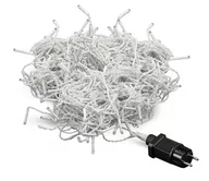 Oświetlenie świąteczne - Kurtyna zewnętrzna sople 11 m 300 LED multikolor - miniaturka - grafika 1