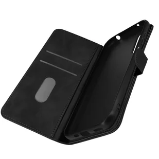 Folio HTC Desire 22 Pro Etui z podstawką wideo Magnetyczna zakładka Czarna - Etui i futerały do telefonów - miniaturka - grafika 1