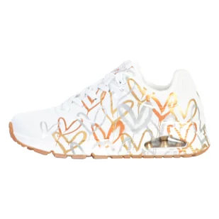 Buty na co dzień damskie SKECHERS UNO METALLIC LOVE eko skóra - Buty trekkingowe damskie - miniaturka - grafika 1