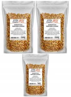 KUKURYDZA POPCORN 2,5kg Ziarno do prażenia bez soli naturalna Kol-Pol - Popcorn - miniaturka - grafika 1