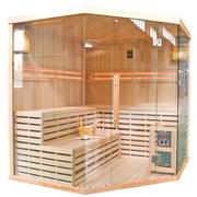 Sauna fińska 6 osobowa wysokotemperaturowa 8KW Harvia 200x200 cm Oslo6