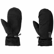 Rękawiczki - Jack Wolfskin Damskie rękawiczki Stormlock HIGHLOFT MITTEN WMN rękawiczki, czarne, S - miniaturka - grafika 1