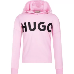 HUGO KIDS Bluza | Regular Fit - Bluzy dla dziewczynek - miniaturka - grafika 1