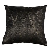 Poszewki na poduszki - Poszewka DOHA 45 x 45 cm czarny - miniaturka - grafika 1