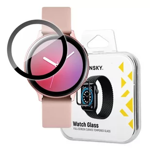 Wozinsky Watch Glass hybrydowe szkło do Samsung Galaxy Watch Active 2 44 mm czarny - Akcesoria do smartwatchy - miniaturka - grafika 1