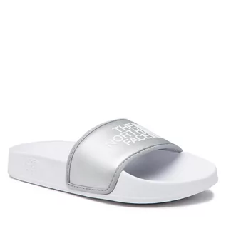 Klapki i japonki damskie - The North Face Klapki Base Camp Slide III NF0A5LVGKR21 Metallic Silver/Tnf White - grafika 1