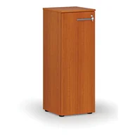 Szafy biurowe - Szafa biurowa niska z drzwiami PRIMO WOOD, 1087 x 400 x 420 mm, wiśnia - miniaturka - grafika 1