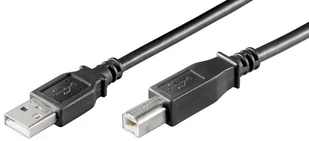 Kabel USB MicroConnect USB2.0 A-B 5m M-M Black USBAB5B - Kable USB - miniaturka - grafika 1