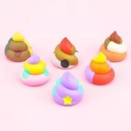 Przybory szkolne - Iwako Zestaw gumki do ścierania puzzle Unchi Puzzle - miniaturka - grafika 1