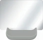 Lusterka do makijażu - Lusterko kosmetyczne Kleine Wolke Kleine Wolke Tray 2w1 Lusterko kosmetyczne i organizer szary - miniaturka - grafika 1