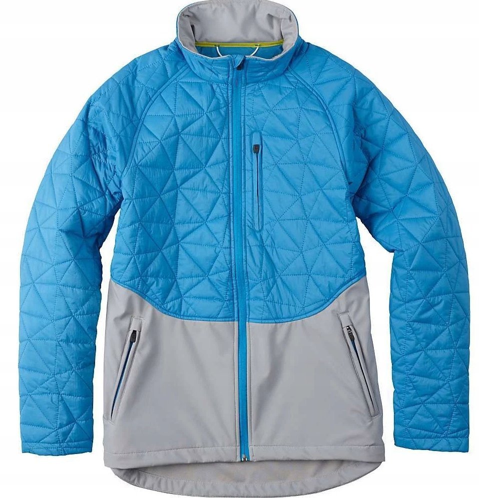 BURTON KURTKA DAMSKA NIEBIESKA PIKOWANA Z SZARYM DO BIODER L JPA