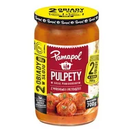 Szybkie dania obiadowe - Pulpety W Sosie Pomidorowym Z Marchewką I Pietruszką 700G - Dwa Obiady W Słoju Pamapol - miniaturka - grafika 1