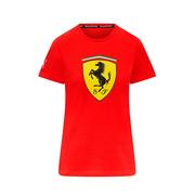 Koszulki i topy damskie - Koszulka t-shirt damska czerwona Shield Ferrari F1 2023 - miniaturka - grafika 1