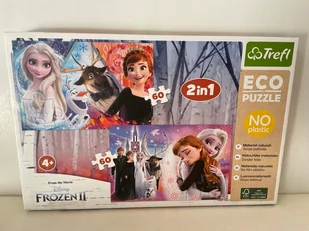 Trefl Frozen 2 2w1 Puzzle EKO ECO 90981 - Puzzle - miniaturka - grafika 1