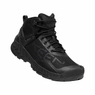 Męskie Buty KEEN NXIS EVO MID WP KE-1027191 – Brązowy - Buty trekkingowe męskie - miniaturka - grafika 1