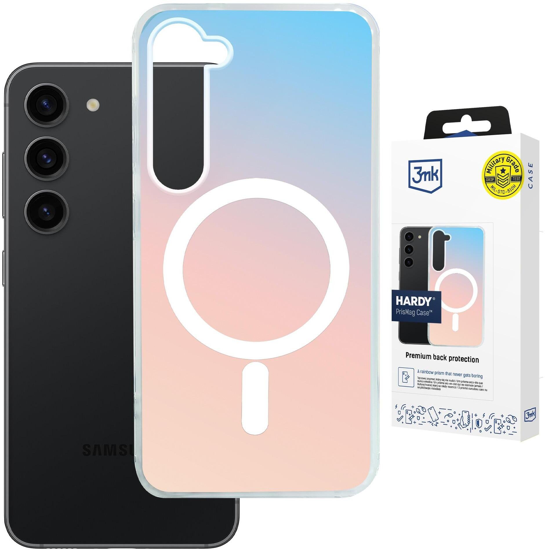 3MK Samsung Galaxy S23 5G - 3mk Hardy PrisMag Case