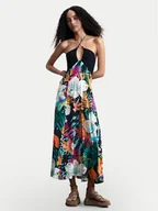 Sukienki - Desigual Sukienka letnia Daikiri Cord 26SWVW63 Kolorowy Regular Fit - miniaturka - grafika 1