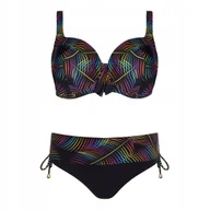 Stroje kąpielowe - Self Strój kąpielowy dwuczęściowy kostium Galapagos 6 1 czarny D R.46 - miniaturka - grafika 1