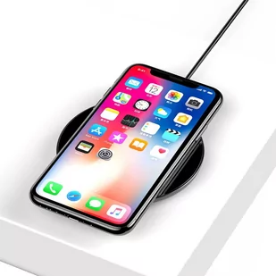 Baseus Simple stylowa bezprzewodowa ładowarka Qi 2A 1.67A 10W z kablem USB / Lightning 1,2M czarny (CCALL-JK01) - Ładowarki do telefonów - miniaturka - grafika 10