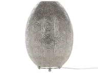 Lampy stojące - Beliani Lampa stolowa niklowa 30 cm MARINGA - miniaturka - grafika 1