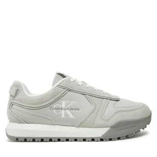 Sneakersy Calvin Klein Jeans Toothy Runner Irregular Lines YM0YM00624 Szary - Sneakersy męskie - miniaturka - grafika 1