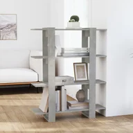 Regały - Regał na książki/przegroda, szarość betonu, 100x30x123,5 cm - miniaturka - grafika 1