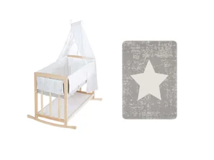 Roba Zestaw Łóżeczko niemowlęce 4 w 1 z kocykiem niemowlęcym 70 x 100 cm - Łóżeczka i kojce Roba Zestaw Łóżeczko niemowlęce 4 w 1 z kocykiem niemowlęcym 70 x 100 cm - Łóżeczka i kojce - miniaturka - grafika 1