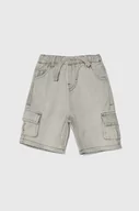 Spodnie i spodenki dla chłopców - zippy szorty jeansowe dziecięce kolor szary regulowana talia - Zippy - miniaturka - grafika 1