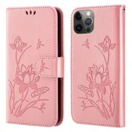 Etui i futerały do telefonów - Etui König Design kompatybilne z Apple iPhone 12 Pro Max ze sztucznej skóry - Etui na telefon komórkowy różowe - miniaturka - grafika 1