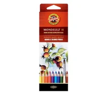 Kredki, ołówki, pastele i pisaki - Koh-I-Noor KOMPLET 18 KREDEK AKWARELOWYCH MONDELUZ 3717 - miniaturka - grafika 1