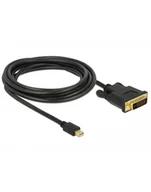 Kable komputerowe i do monitorów - Delock Mini DisplayPort DVI 3m Czarny (83990) - miniaturka - grafika 1