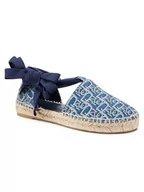 Espadryle damskie - Pinko Espadryle Daphne 1 PE 21 BLKS1 1H20UA Y72A Niebieski - miniaturka - grafika 1