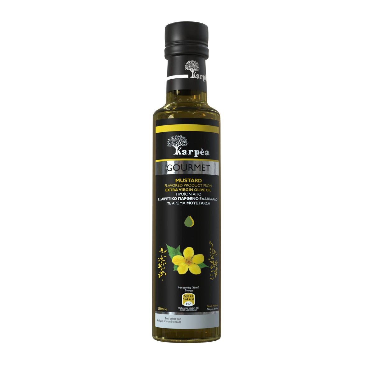 KARPEA Gourmet Mustard oliwa extra virgin o aromacie musztardowym 250 ml
