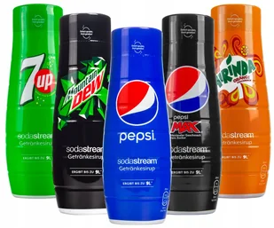 Zestaw 5 syropów Sodastream - Syropy i koncentraty owocowe - miniaturka - grafika 1
