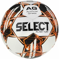 Piłka nożna - Piłka nożna Select Flash Turf v23 biało-pomarańczowa 17894 - rozmiar piłek - 4 - miniaturka - grafika 1