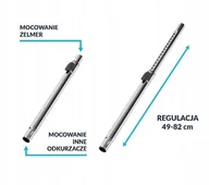 Akcesoria do odkurzaczy - 2x Rura teleskopowa do odkurzacza HILLMANN AORT01 od 49 do 82 cm - miniaturka - grafika 1
